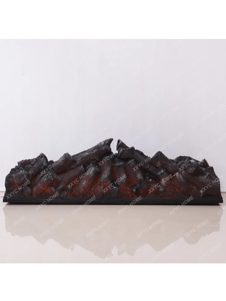 Сердечник камина под заказ встроенный камин в форме сердца имитация пламени