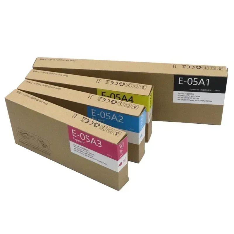 T05A1-картридж T05A4 с пигментными чернилами для Epson WorkForce Pro WF-C878R WF-C879R C878R C879R Сумка