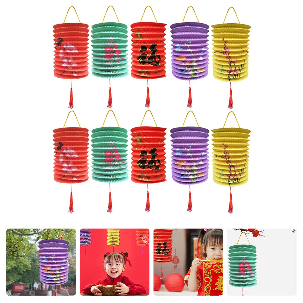 

Lantern Paper Lanterns Chinese Hanging Colored Japanese Ornament Folding Festive Year New Decoration Decorative Birthday Wedding