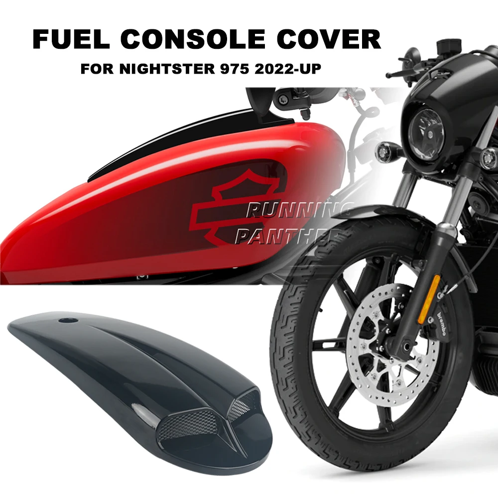 Чехол для топливного бака Harley Nightster 975 RH975 S 2022 2023 2024 глянцевый черный