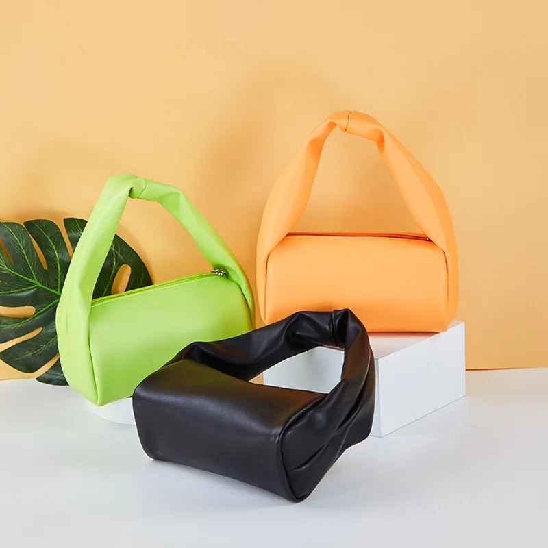 Creative Design New Women's Handbag Mini Candy Color Washing Storage Versatile Portable Cosmetic Bag Soft Waterproof Makeup Bags