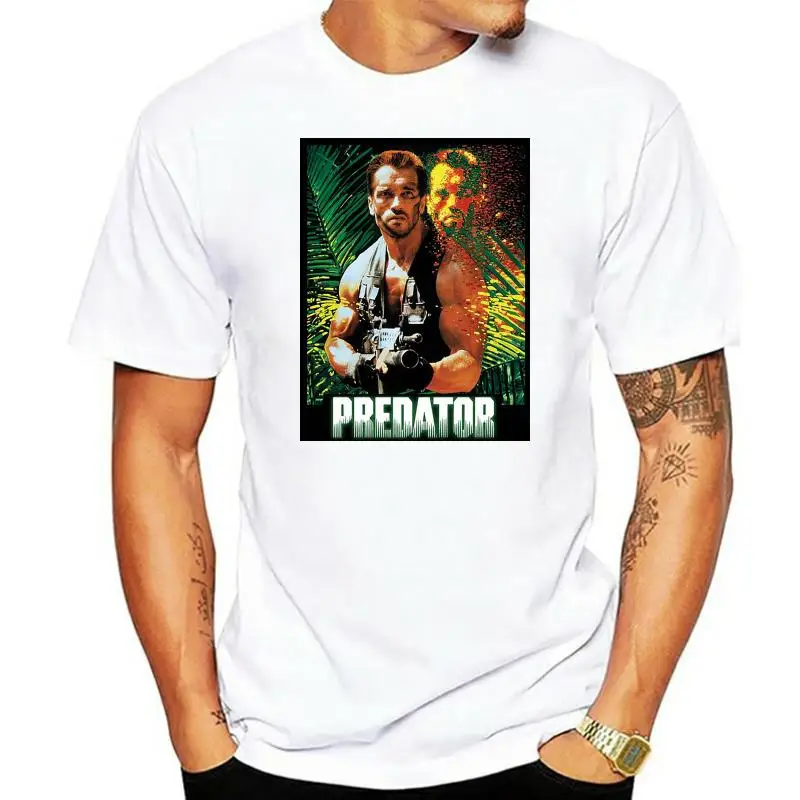 

Арнольд Шварценеггер Хищник Ретро инопланетянин крутая футболка дети мужчины любой размер