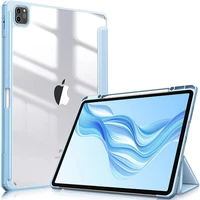 for ipad pro 11 12 9 case 20202018 pro 2021 12 9 air 4 10 9 case apple pencil holder support wireless charging cover air 5 2022