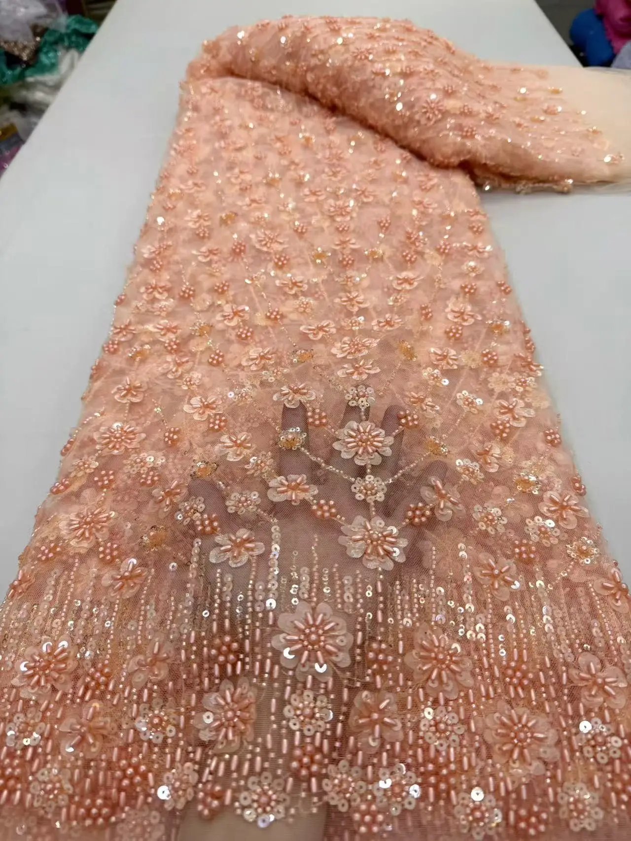 Фиолетовые новейшие нигерийские кружевные ткани модные женские африканские