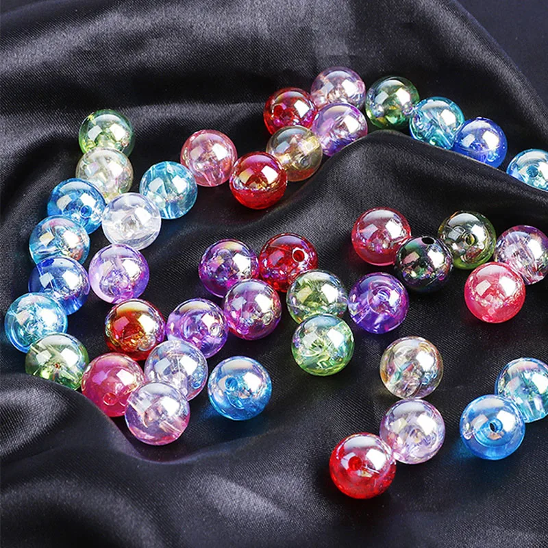 

50/100 шт., акриловые круглые бусины