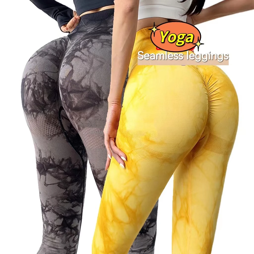 

Legging fitness sport gym yoga wear women tie dye leggings Training sexy pants tights printed gyaru Hippie workout free shipping