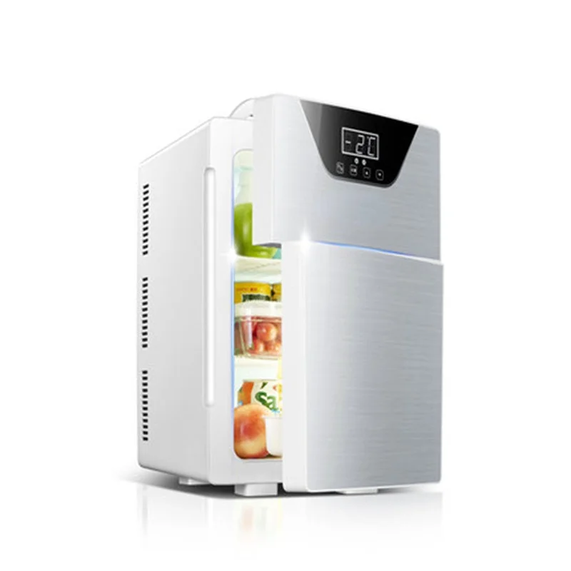 20L Kitchen Refrigerator Dual-Door Fridge Freezer Electric R