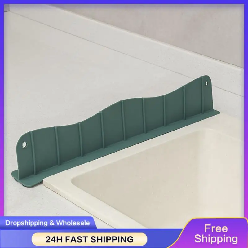 

Water Blocking Easy To Remove Silica Gel Water Blocking Board Kitchen Periphereies Sink Splash Guard Soft Silicone Water Baffles
