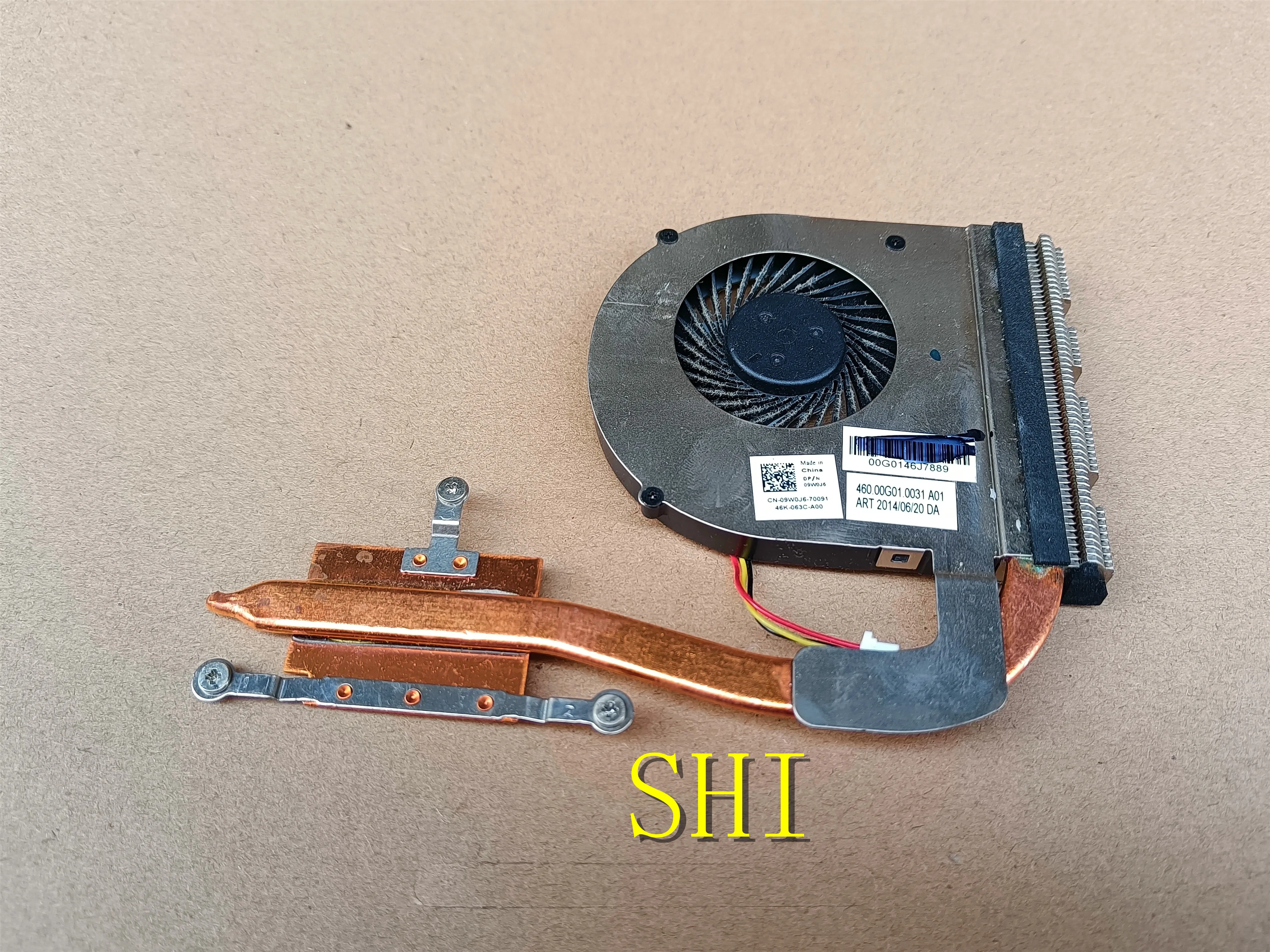 

FOR DELL 3541 3542 3543 460.00G01.0031 CPU Fan Radiator 0511FV 09W0J6
