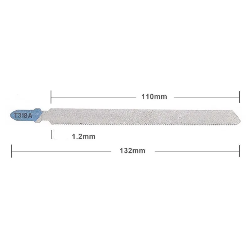 

5PCS T318A Jig Saw Blades 132mm HCS Jigsaw Blade For Wood PVC Fibreboard Cutting Woodworking Reciprocating Saw Blades