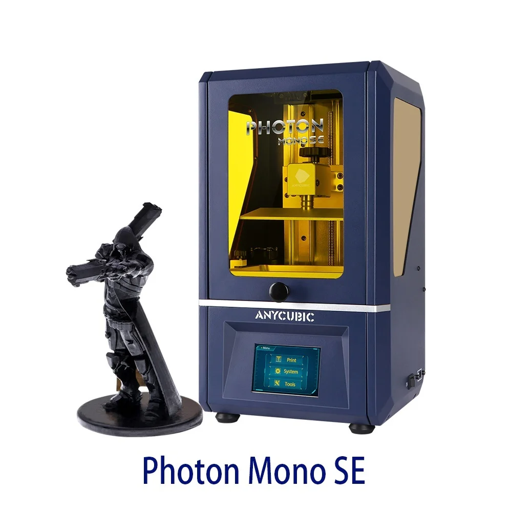 

Монохромный 3D-принтер Anycubic Photon Mono SE 2K, с ЖК-экраном, легко выравнивающийся высокоскоростной полимерный 3D-принтер 130*78*160 мм
