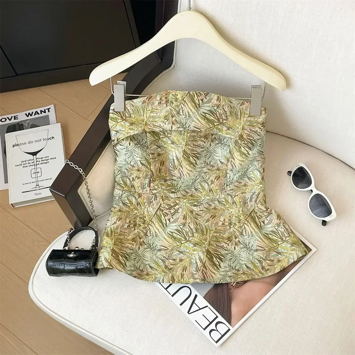 Новый сладкий пряный верхняя одежда с узкой талией универсальный короткий топ 2024