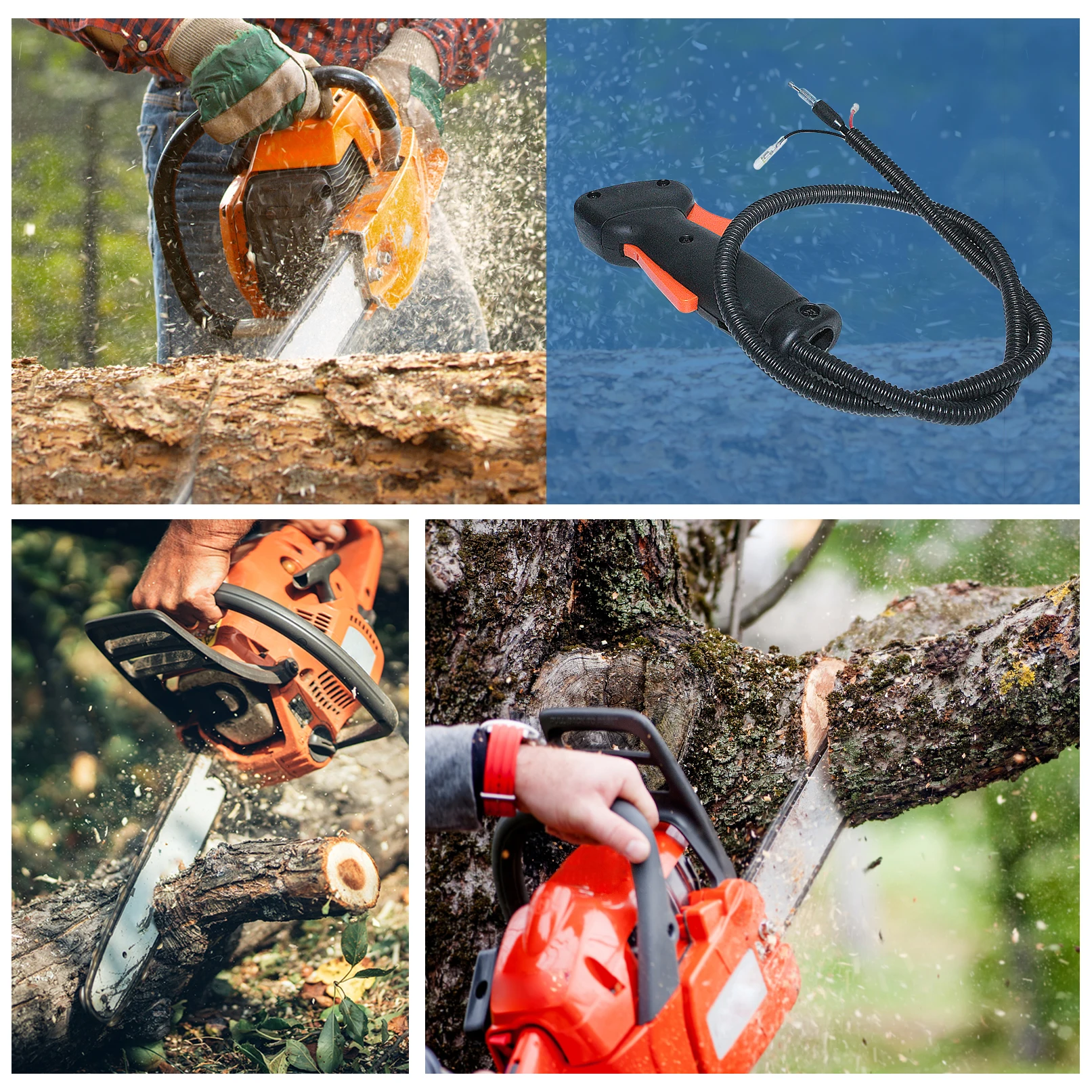 Фото Трос управления дроссельной заслонкой для триммеров Stihl FS120, FS200, FS250, FS120R, FS200R, FS250R, FS350, BT121, SP200 (на руль) №3