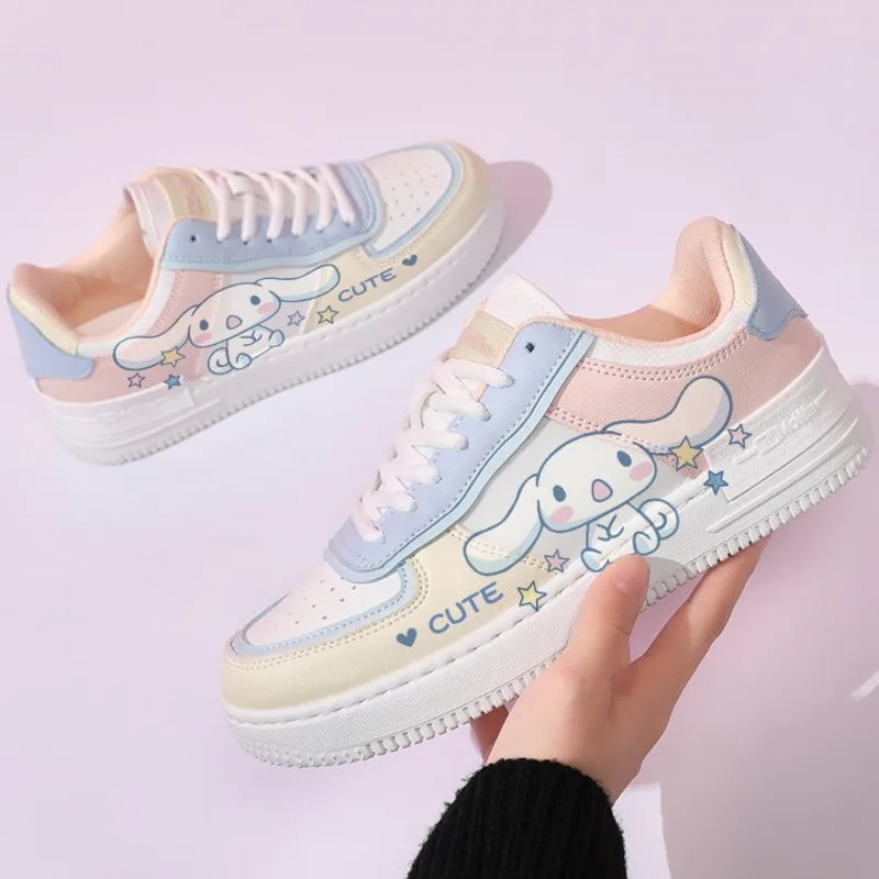 

Y2k Sanrio Cinnamoroll Sneakers Kuromi Hello Kitty Cute Cartoon Melody Girl Fashion Casual Shoes Student Sports Shoe Autumn