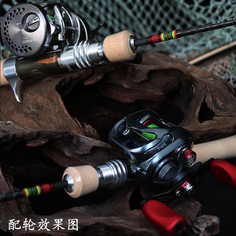 AIOUSHI Bait Finesse System UL Spinning Casting Fishing Rod Carbon Fiber 2 Pieces 1.53m1-5g for Trout Fishing enlarge