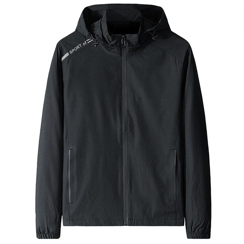

2022 Fashion Casual Simple Jackets for Men Hoodie Windbreaker Streetwear Motorcycle Coat Ropa Hombre Jaqueta Masculina