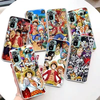japanese anime one piece coque phone case for xiaomi redmi note 10s 11 11s 11t 11e 10 pro max 9 9s 9t 5g 8 8t 7 6 5 5a 4x 4g cov