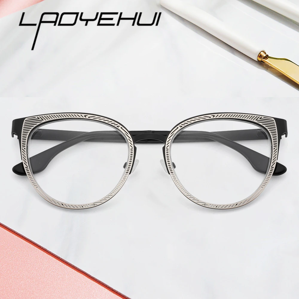 

Cat Eye Glasses Frame Women Eyeglasses Of Frames Eyewear Spectacles Prescription Optical Women's Anti-Blue Light Reading Glasses