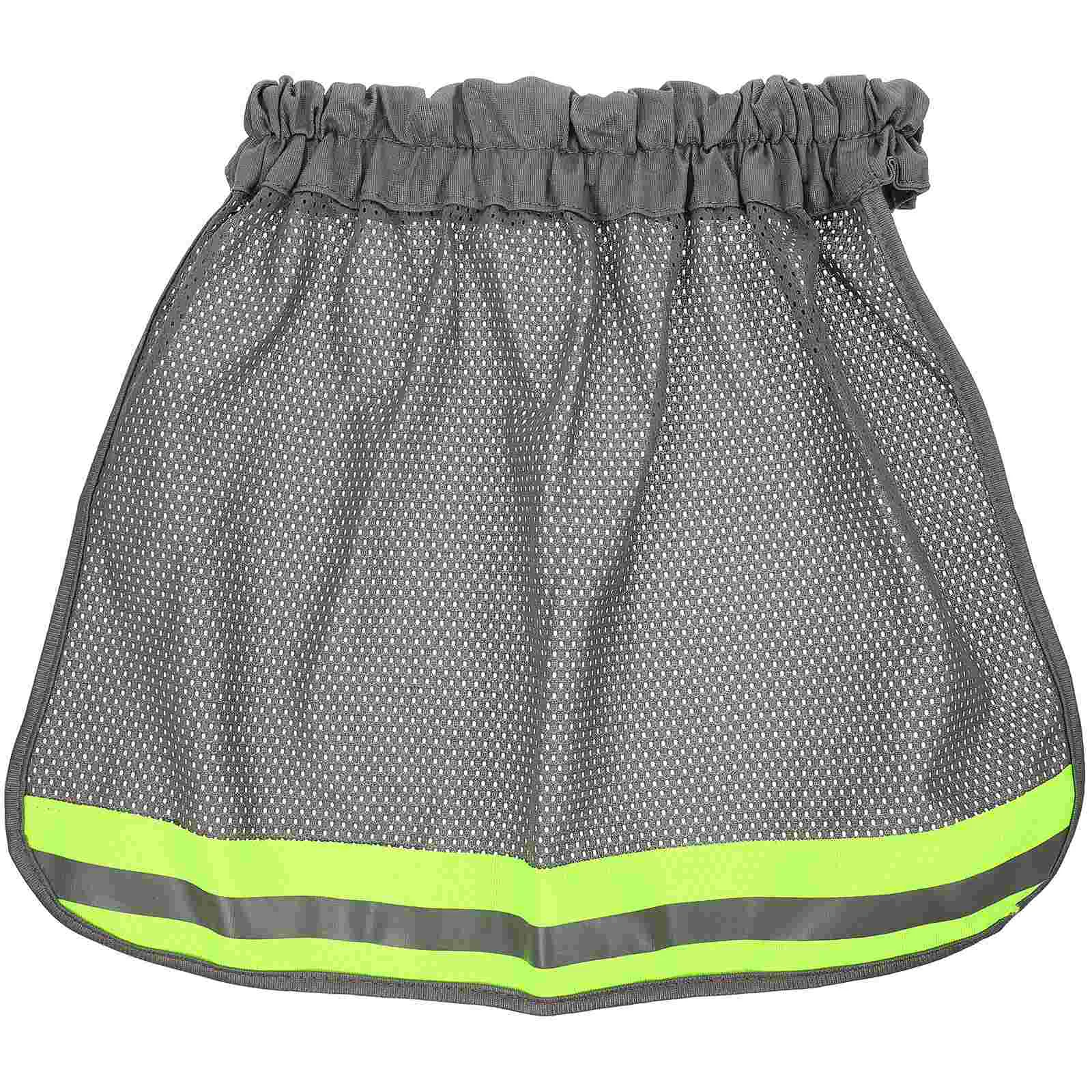 

Hat Hard Shade Sun Neck Visor Accessories Shield Construction Cover Standard Men Mesh Sunshade Reflective Strip Premium Full