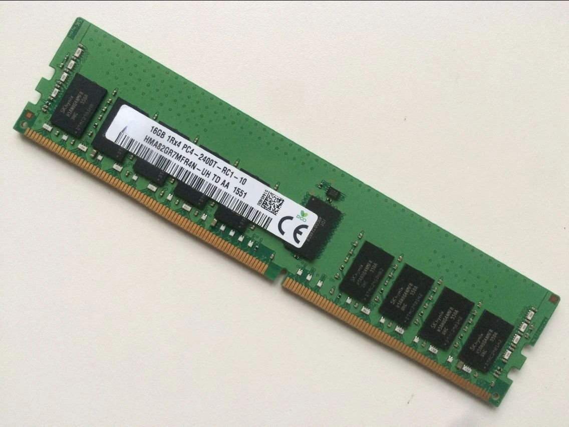 

RAM HMA82GR7AFR4N-UH 16G 1RX4 PC4-2400T DDR4 ECC memory