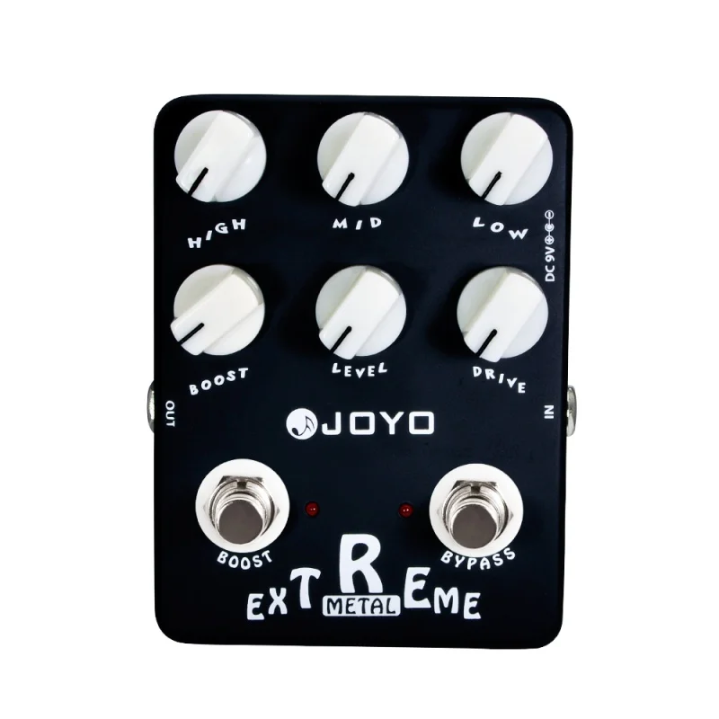 

JOYO JF-17 EXTREME Metal Pedal Distortion Pedal Effect High Gain Overdrive Pedal for Electric Guitar Bass True Bypass