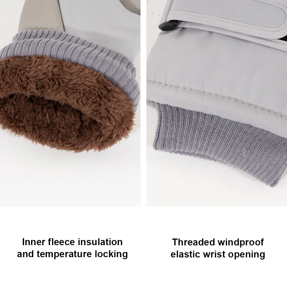 Перчатки для сноуборда и лыж мужчин женщин водонепроницаемые зимние перчатки