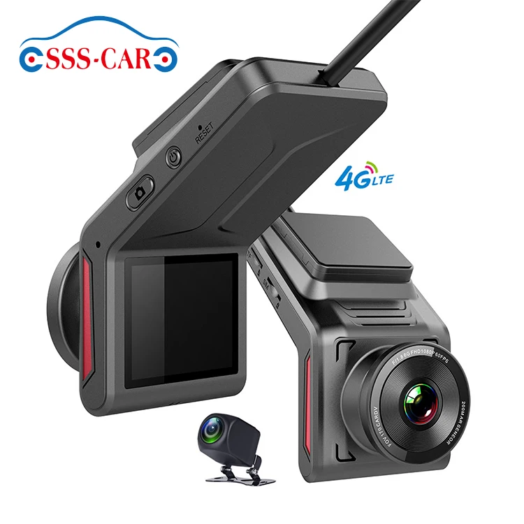 

K18 Dashcam 4g Hd 1080p Dual Camera With Gps Wifi Support Mobile App Computer Terminal Remote Car Dvr