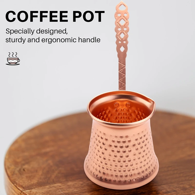 Турецкий кофейник кофейный турец турецкая медная кофеварка для Turk Cezve Cafeteria