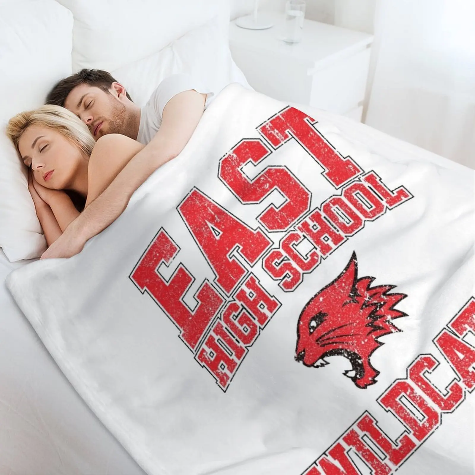 Восточная старшая школа дикие кошки (вариант) плед одеяло винтажные мягкие пледы