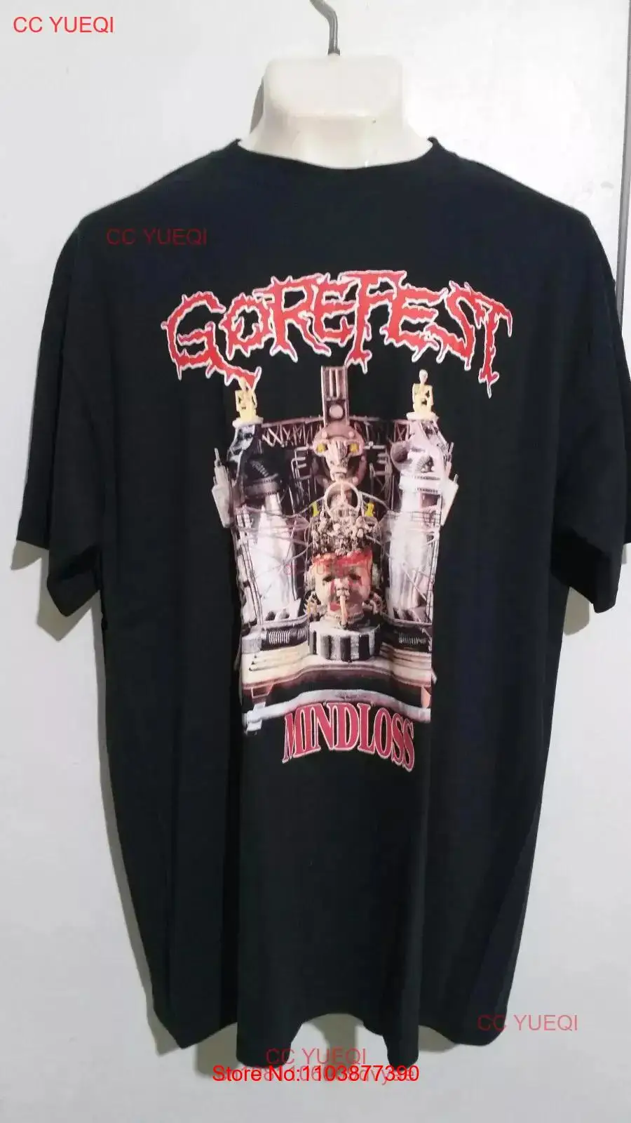 Gorefest Mindloss Футболка Death Metal Gorguts Mortician Cryptopsy Pestilence с длинными или короткими рукавами