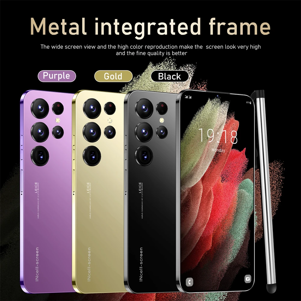 Горячий новый смартфон S25 Ultra 7 3-дюймовый полноэкранный мобильный телефон 4G/5G 22 ТБ