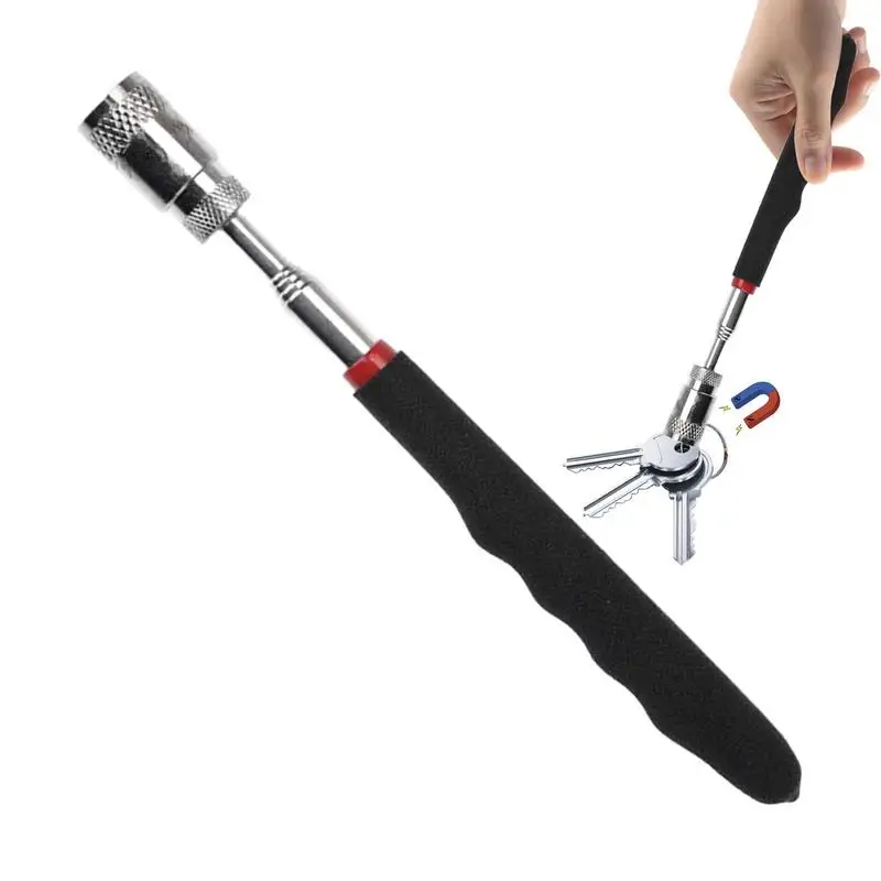

Portable Telescopic Magnetic Pick-up Tools With LED Light Swivel Head Suck Iron Nut Bolt Long Reach Magnetic Retrieval Tool