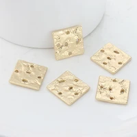 zinc alloy hollow square connector charms pendants 18mm 10pcslot for diy necklace jewelry earrings making accessories