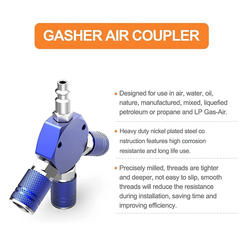 3-ходовой 1 5-дюймовый NPT алюминиевый шестигранный воздушный коллектор с 3 шт.