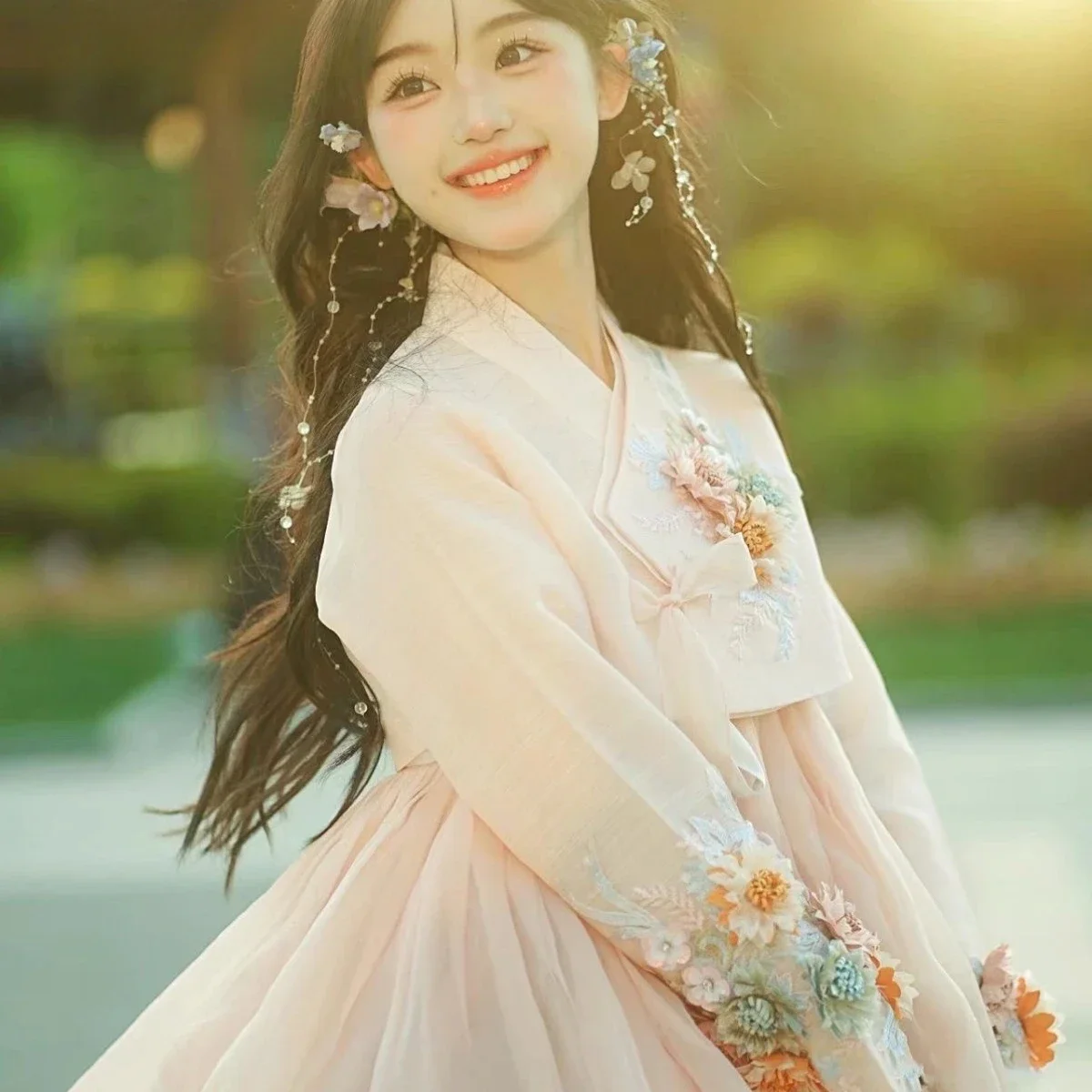 Корейское традиционное платье Hanbok старинный костюм для женщин