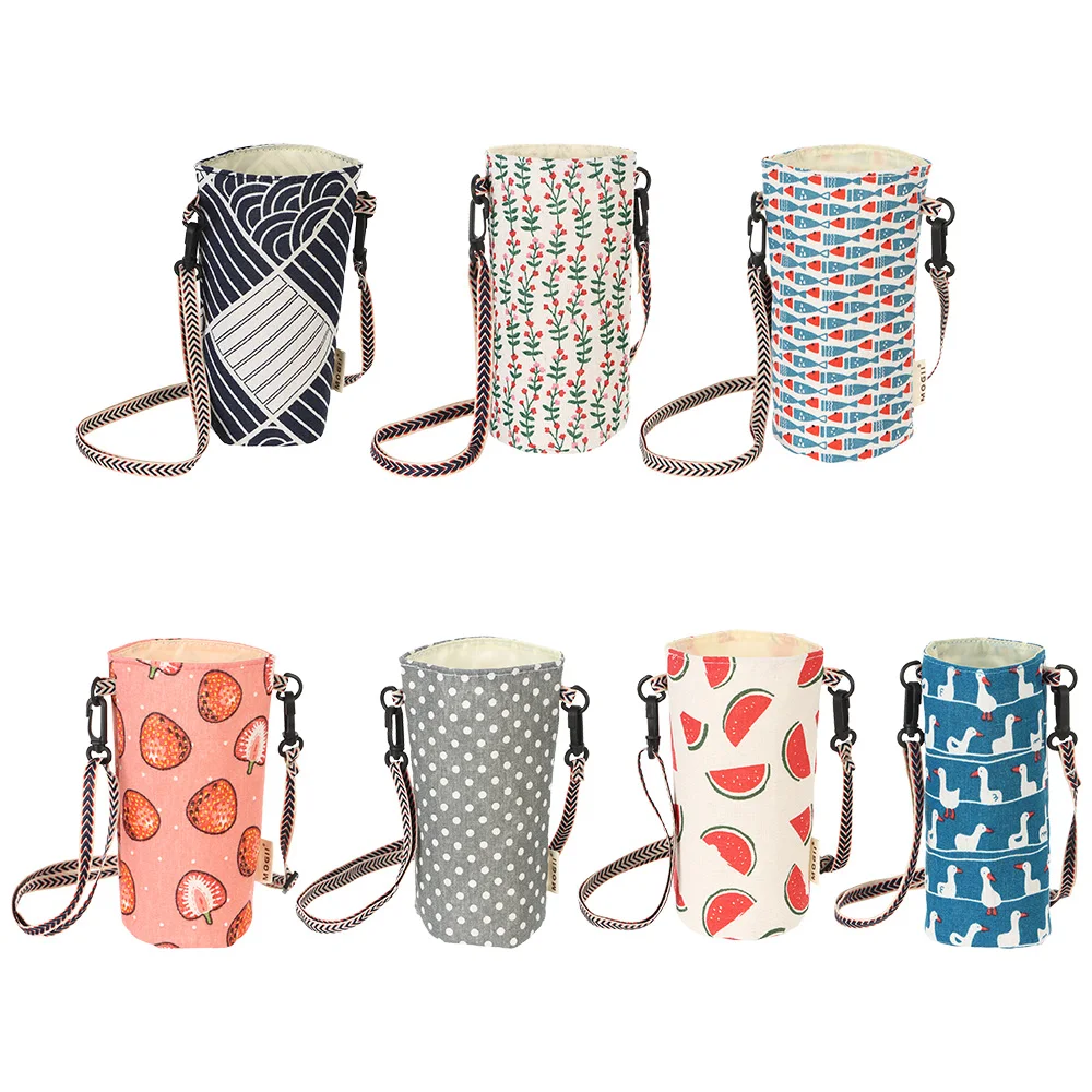 

Портативная Наплечная ручка для чашки, теплоизоляционная Сумочка через плечо для напитков, выдвижной уличный держатель для бутылки с водой