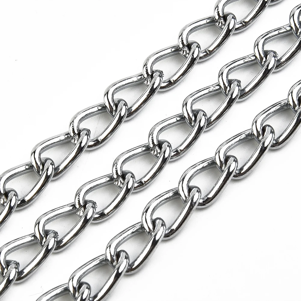 

Metal Chain Dog Lead For Small Medium Dog Chain Leash Handle Leather Style Handler Iron Chain Handle Strong Control Leash