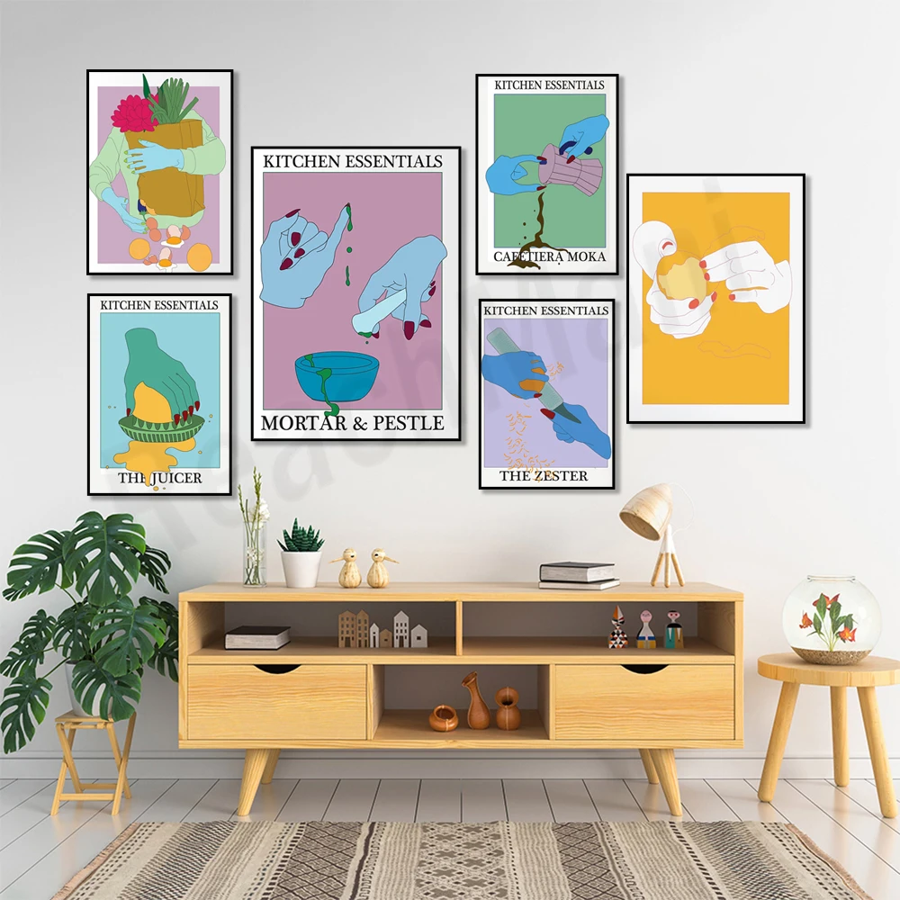 Постер для кофе постер ступы и пестика рук с фруктами лемонсом бананом