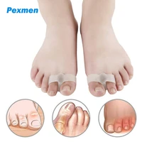 pexmen 2pcs gel bunion corrector big toe separator for hallux valgus bunionette calluses blister and overlapping hammer toe