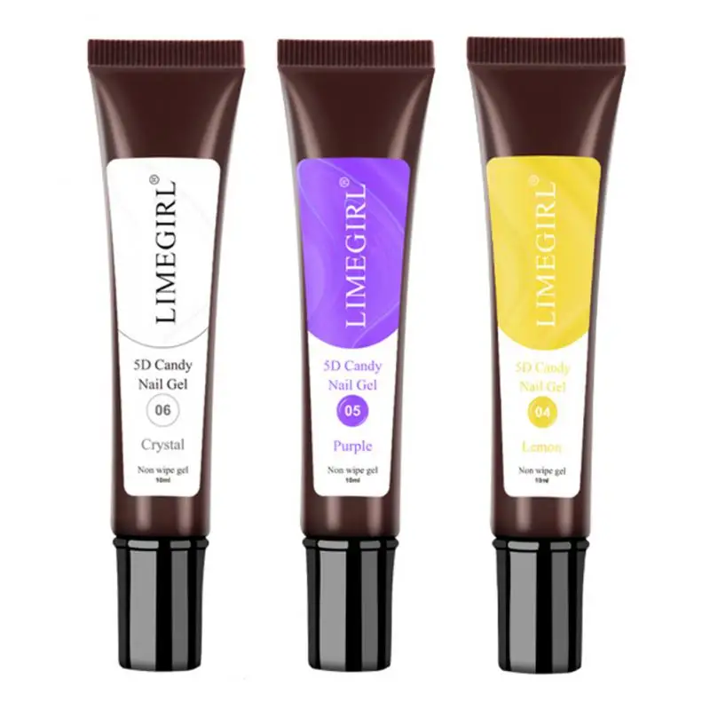 

5D шланг, яркая стереомагнитола, Желейный Гель-лак, конфеты, трехмерный клей для ногтевого магазина, лак для ногтей, дизайн ногтей и инструменты