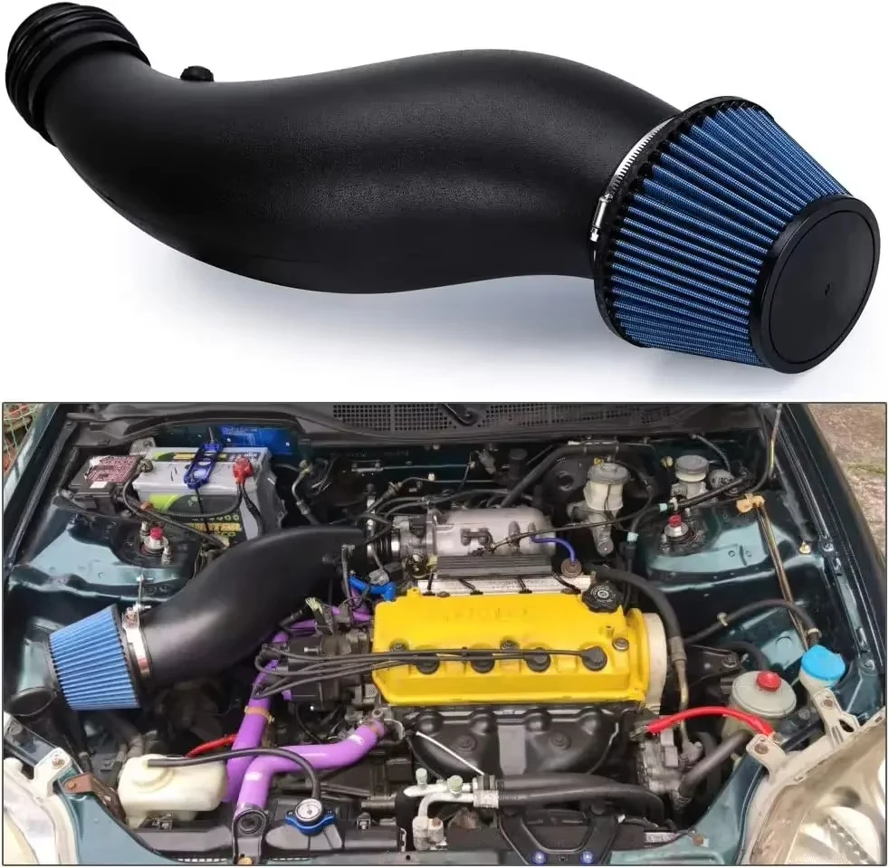Фото Высококачественный комплект воздуховодов из АБС-пластика - для Honda Civic EG/EK 1992-2000 годов (черный/красный/синий варианты) №1
