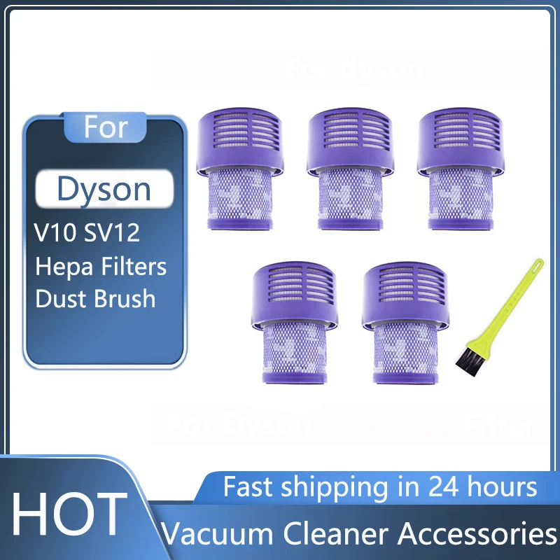 

Washable Filter Hepa Unit for Dyson V10 SV12 Cyclone Animal Absolute Total Clean Vacuum Cleaner Filters Spare Parts Accessories