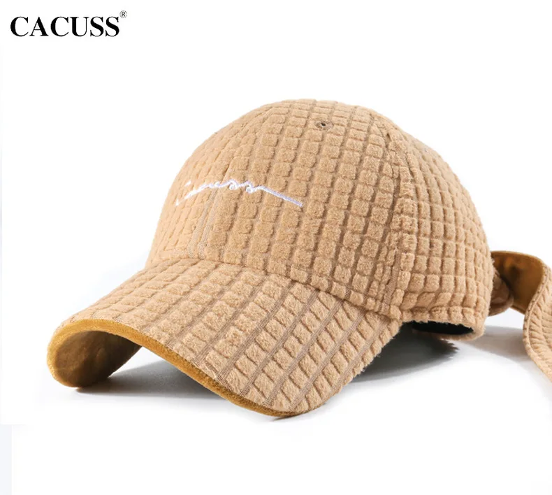 

CACUSS Brand New Fashion Western Style Warm Baseball Cap Designer Snapback Hat Cotton Thickened Peaked Cap Casquette Gorras