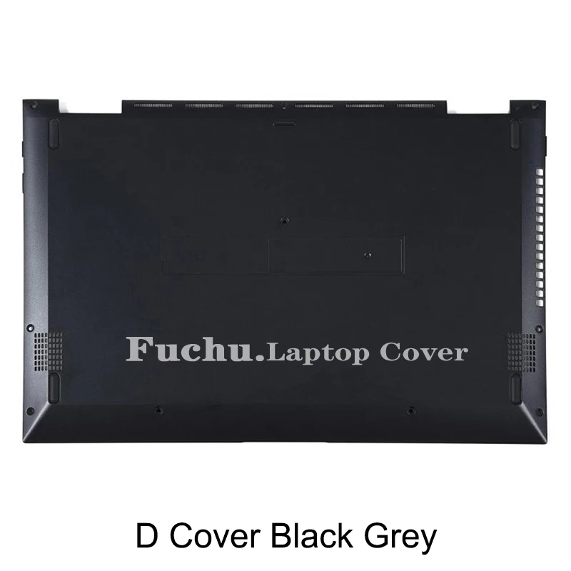 Фото НОВАЯ задняя крышка для ноутбука VivoBook Flip 14 TP420 TM420 TM420IA, задняя крышка ЖК-дисплея, петли, подставка для рук, верхняя и нижняя части корпуса, черный, серый №4
