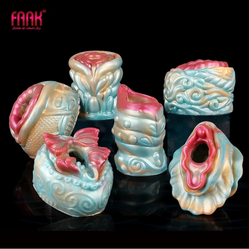 Faak силиконовый тренажер для головки интимная карманная киска Stroker фэнтезийный