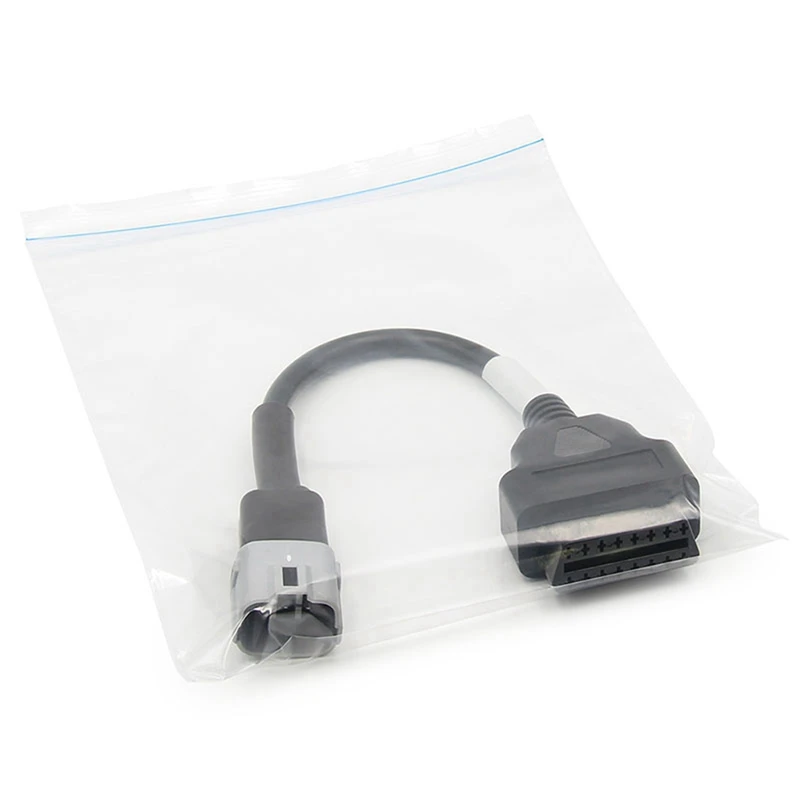 Кабель диагностический OBD 2 шт. для Suzuki 6Pin к OBD2 16-контактный адаптер с Ducati 4Pin