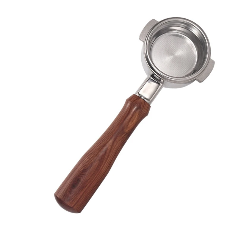 

Hot 58MM Portafilter Wood Coffee Machine Bottomless Filter Holder Portafilter For La Marzocco MINI GS3 CLASSIC FB70 FB80 GB5
