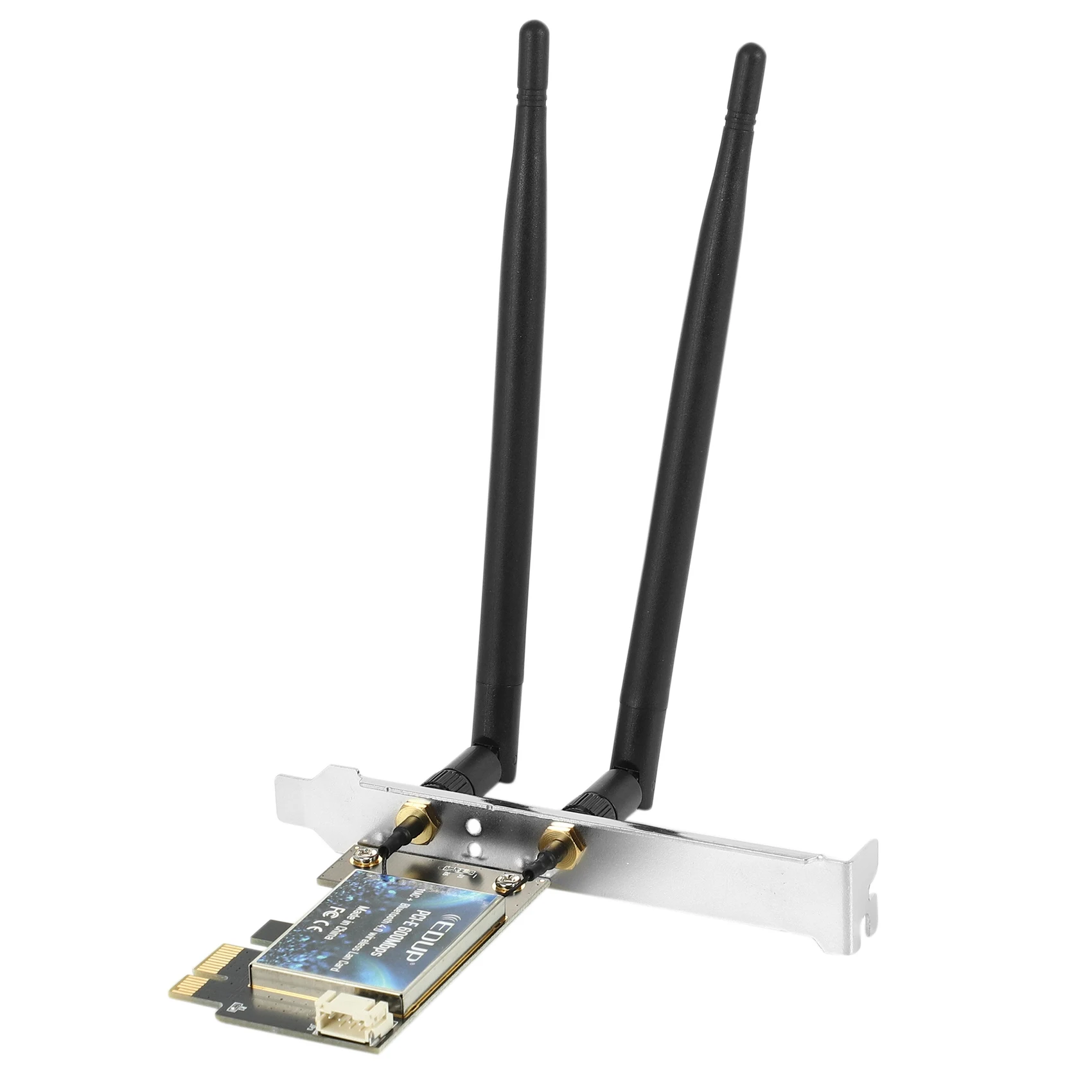 

EDUP PCI-E 600Mbps WiFi Card Bluetooth 4.2 Adapter 2.4GHz/5GHz Dual Band Wireless Network Card with Antennas for Desktop PC