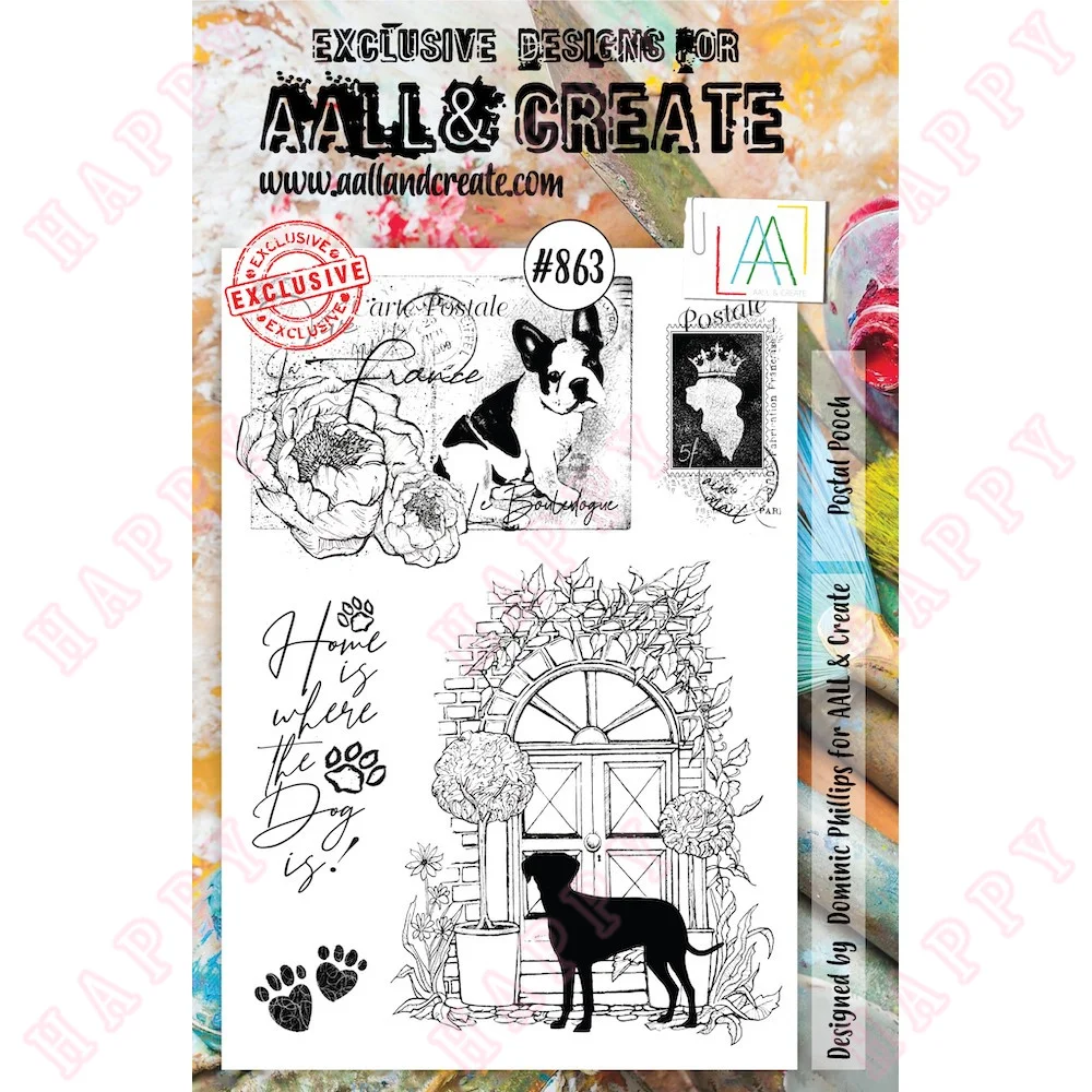 

New Arrival Clear Stamps Postal Pooch Decoration For Diy Scrapbooking Diary Photo Album Paper Craft Template Embossing Handcraft