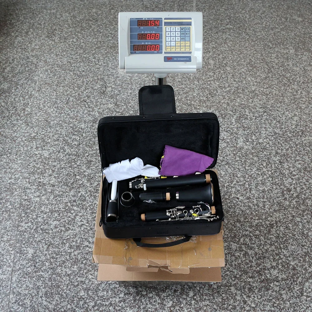 Профессиональный 17-клавишный Bb-кларнет С Аксессуарами Деревянный Духовой